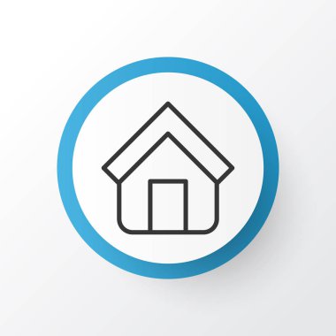 Ev simgesini sembolü. Premium Kalite izole Emlak öğe Trendy tarzı.
