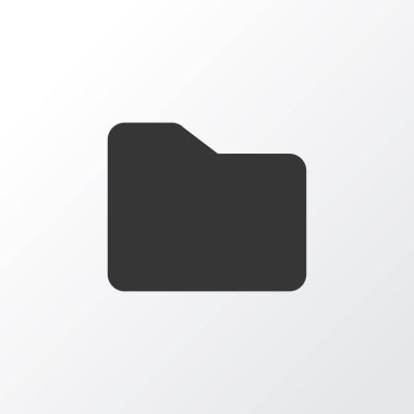 Klasör simgesi simgesi. Premium Kalite izole dosyası öğesi Trendy tarzı.