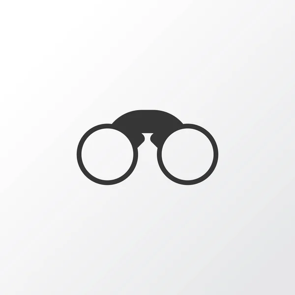 Символ піктограми польових окулярів. Преміум якості ізольована пара елементів окулярів в стилі моди . — стоковий вектор