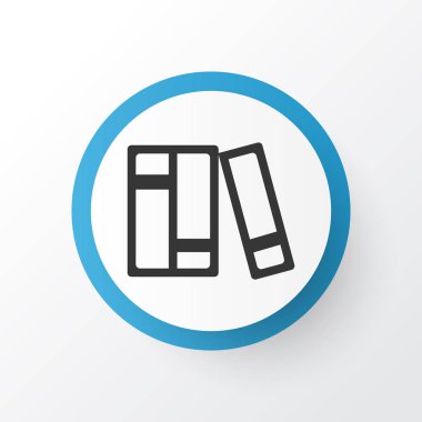 Katalog simgesi simgesi. Premium Kalite izole kitaplık öğesi Trendy tarzı.