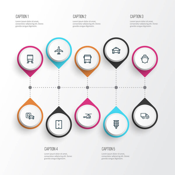 Набор иконок транспортного контура. Коллекция автобусов, такси, вертолётов и других элементов. Также включает в себя такие символы, как знак, перевозчик, транспорт
.