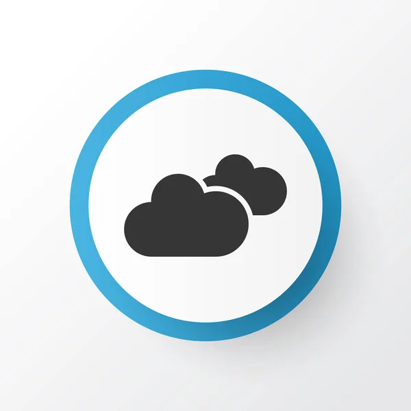 Clouds Icon Symbol. Elemento meteorológico aislado de calidad premium en estilo moderno . — Vector de stock