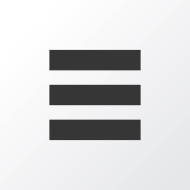 Liste simgesi simgesi. Premium Kalite izole zamanlama öğesi Trendy tarzı.