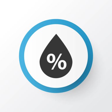 Nem simgesi simgesi. Premium Kalite izole nem öğe Trendy tarzı.