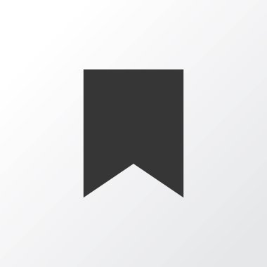 Yer imi simgesi simgesi. Üstün kaliteli moda stil öğesinde Mark izole.