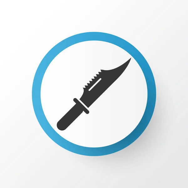 ナイフのアイコンのシンボル。トレンディなスタイルのプレミアム品質分離カッター要素. — ストックベクタ