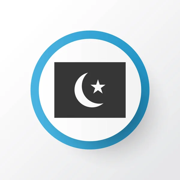 Zászló ikon szimbólum. Prémium minőségű elszigetelt iszlám elem divatos stílusban. — Stock Vector