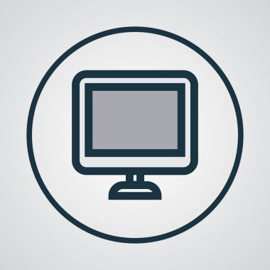 Renkli Anahat simgesini görüntüler. Premium Kalite izole ekran öğesi Trendy tarzı.