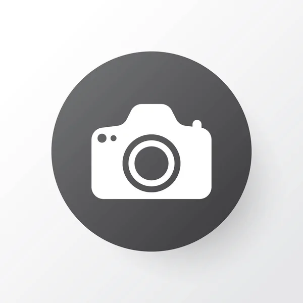 Simbolo icona della fotocamera. Elemento della fotocamera isolato di qualità premium in stile trendy . — Vettoriale Stock