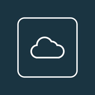 Depolama anahat simgesi. Premium Kalite izole bulut öğe Trendy tarzı.