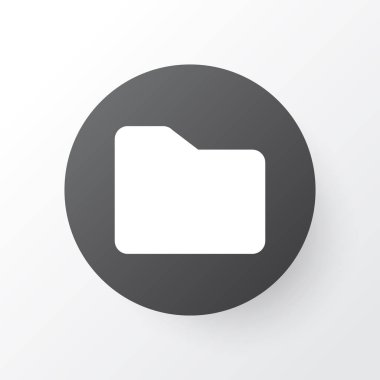 Klasör simgesi simgesi. Premium Kalite izole dosyası öğesi Trendy tarzı.
