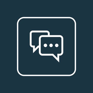 Not Anahat simgesi. Premium Kalite izole yorum öğe Trendy tarzı.