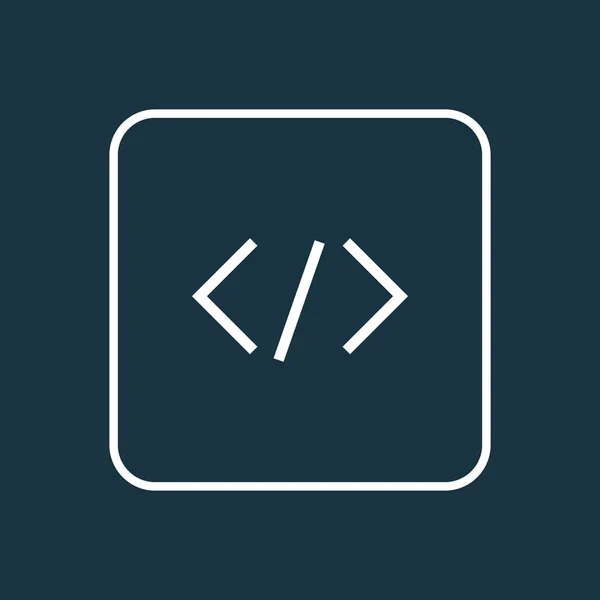 -Umrisssymbol. Premium-Qualität isoliertes Codelement im trendigen Stil. — Stockvektor