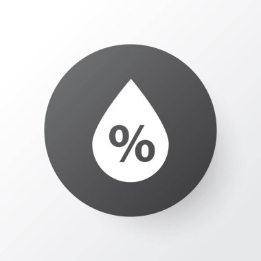 Nem simgesi simgesi. Premium Kalite izole nem öğe Trendy tarzı.