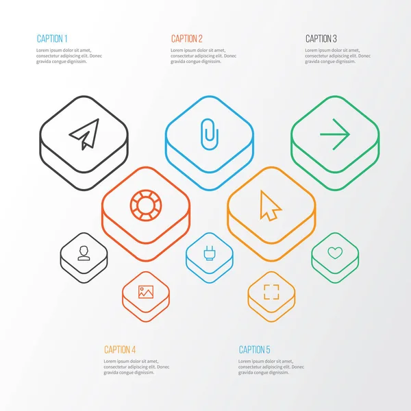 Kullanıcı anahat simgeleri ayarlayın. Ekle, tak, ısı ve diğer öğeleri koleksiyonu. Ayrıca Lifebuoy, Switch, kalp gibi simgeler içerir.