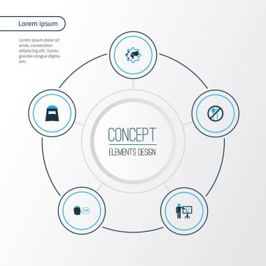 Din renkli simgeler kümesi. Eğilerek, Dua, yemek ve diğer öğeleri koleksiyonu. Ayrıca şal, Hijab, İslam gibi simgeler içerir.