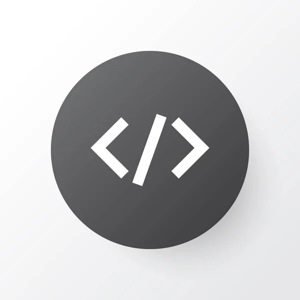 Simbolo dell'icona del codice. Premium qualità isolato Tag elemento in stile trendy . — Vettoriale Stock