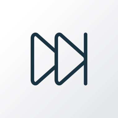 Sonraki anahat simgesini. Premium Kalite izole ileri öğesinde Trendy tarzı.