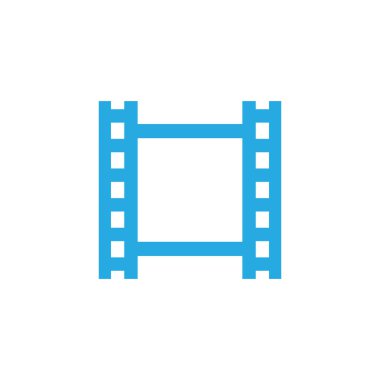 Video renkli simge sembolü. Premium Kalite izole Film öğe Trendy tarzı.