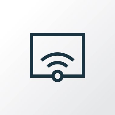 WiFi anahat simgesi. Premium Kalite izole sinyal öğesi Trendy tarzı.