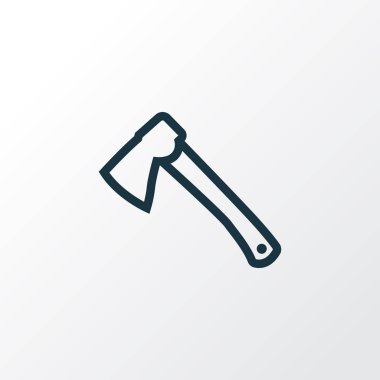 Balta anahat simgesi. Premium Kalite izole balta öğe Trendy tarzı.