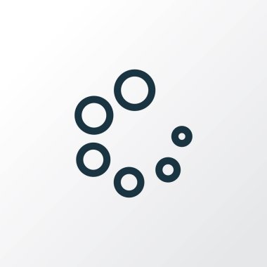 Anahat simgesini yükleniyor. Üstün kaliteli moda stil öğesinde bekleyen izole.