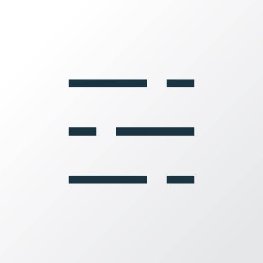 Hayatinizda anahat simgesi. Premium Kalite izole Pano öğesi Trendy tarzı.