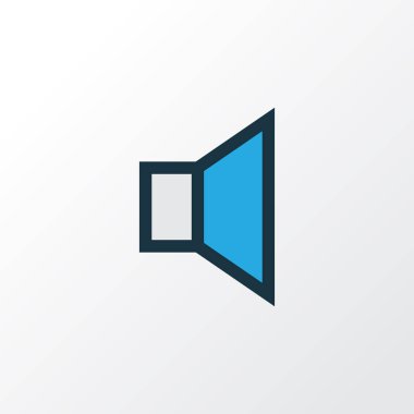 Renkli Anahat simgesini kapatmak. Premium Kalite izole sessizlik öğe Trendy tarzı.