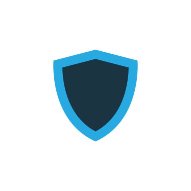 Renkli simge simge korumak. Premium Kalite izole güvenli öğesinde Trendy tarzı.