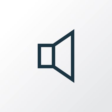 Anahat simgesini kapatmak. Premium Kalite izole sessizlik öğe Trendy tarzı.