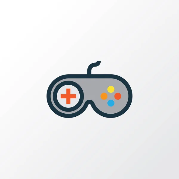 Joystick πολύχρωμο περίγραμμα σύμβολο. Πριμοδότηση ποιότητας απομονωμένη Gamepad στοιχείο σε μοντέρνο στυλ. — Διανυσματικό Αρχείο