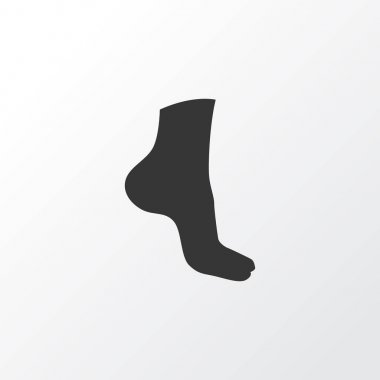 Simge simge ayak. Premium Kalite izole bacak öğe Trendy tarzı.