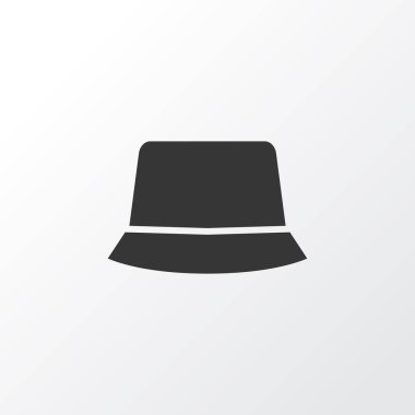 Panama simgesi simgesi. Premium Kalite izole sunhat öğesi trendy tarzı.