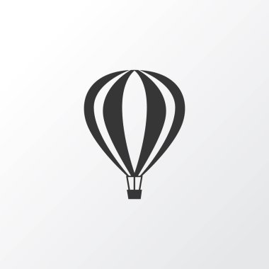 Hava Balon simgesi simgesi. Premium Kalite izole zeplin öğe trendy tarzı.
