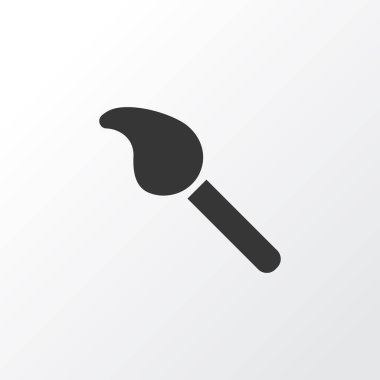 Fırça simgesi simgesi. Premium Kalite izole fırça öğe trendy tarzı.