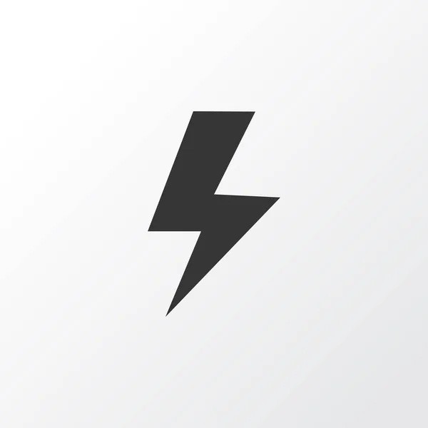 Lightning ikon symbol. Premium kvalitet isolerade flash-elementet i trendig stil. — Stock vektor