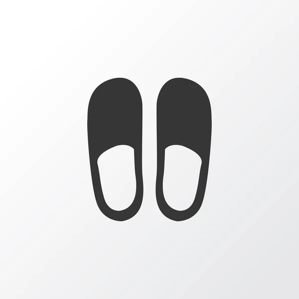 Slipper pictogram symbool. Premiumkwaliteit geïsoleerd huis schoenen element in trendy stijl. — Stockvector