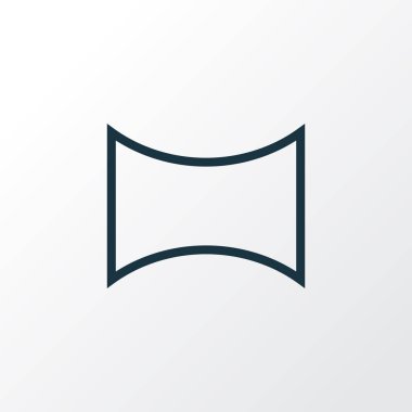 Açı simgesini satır sembolü. Premium Kalite izole panorama öğe trendy tarzı.