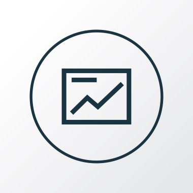 Sunu simgesini satır sembolü. Premium Kalite izole grafik öğesinin trendy tarzı.