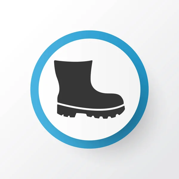 Boot pictogram symbool. Premium kwaliteit geïsoleerd schoeisel element in trendy stijl. — Stockvector
