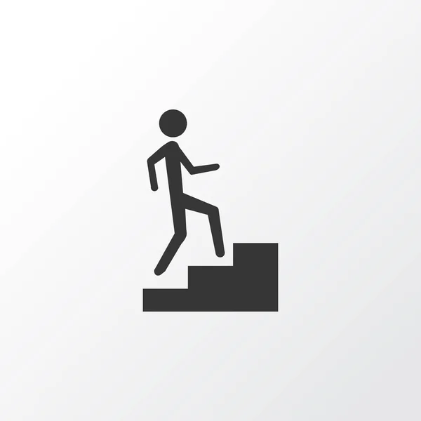 Step up icon symbol. Premium quality isolated staircase element in trendy style. — Stock Photo, Image
