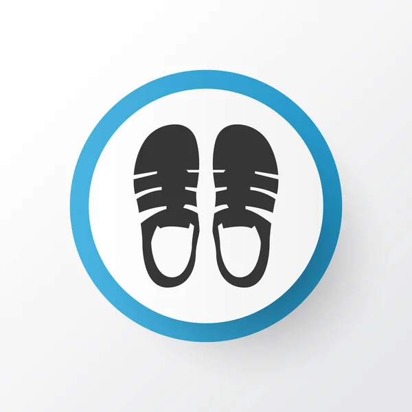 Sandal ikon symbol. Premium kvalitet isolerad skor element i trendig stil. — Stock vektor