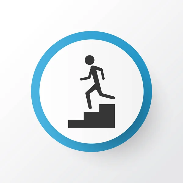 Símbolo de icono de escalera. Elemento reductor aislado de calidad premium en estilo moderno . — Vector de stock