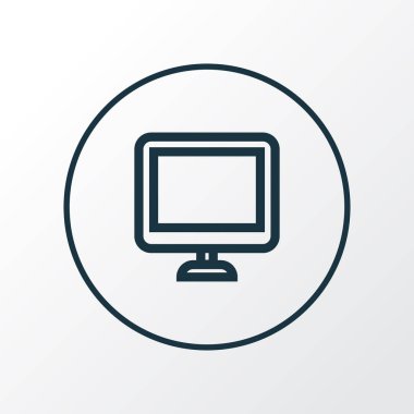 Görüntü simgesi satır sembolü. Premium Kalite izole ekran öğesi trendy tarzı.