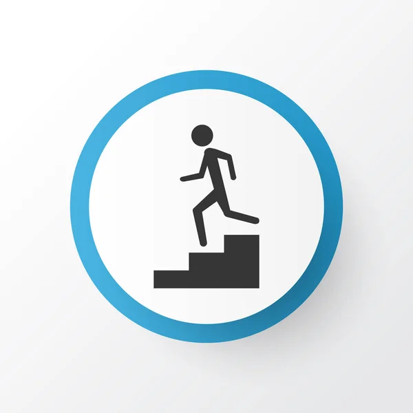 Symbolbild Treppe. Premium-Qualität isolierte Schritt-nach-unten-Element im trendigen Stil. — Stockfoto