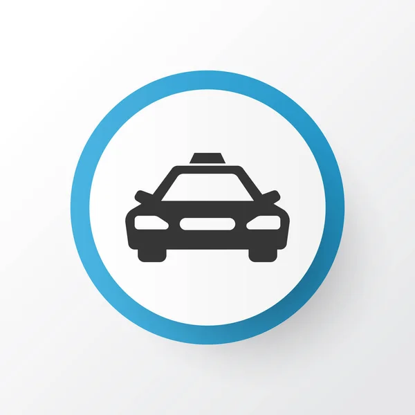 Taxi icon symbol. Premium quality isolated car element in trendy style. — Stock Vector