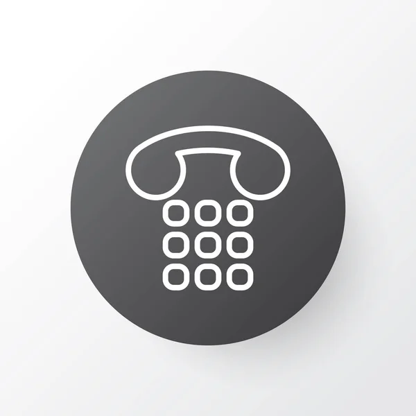 Símbolo do ícone do suporte telefónico. Elemento de call center isolado de qualidade premium em estilo moderno . — Vetor de Stock