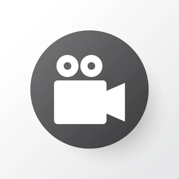 Video conversation icon symbol. Premium quality isolated camcorder element in trendy style.