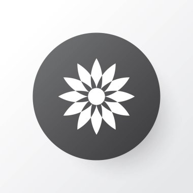 Çiçek simgesi simgesi. Premium Kalite izole çiçek öğesinde Trendy tarzı.