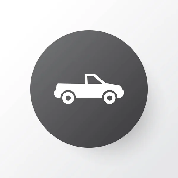 Pickup icon symbol. Premium quality isolated cabriolet element in trendy style. — Stock Vector
